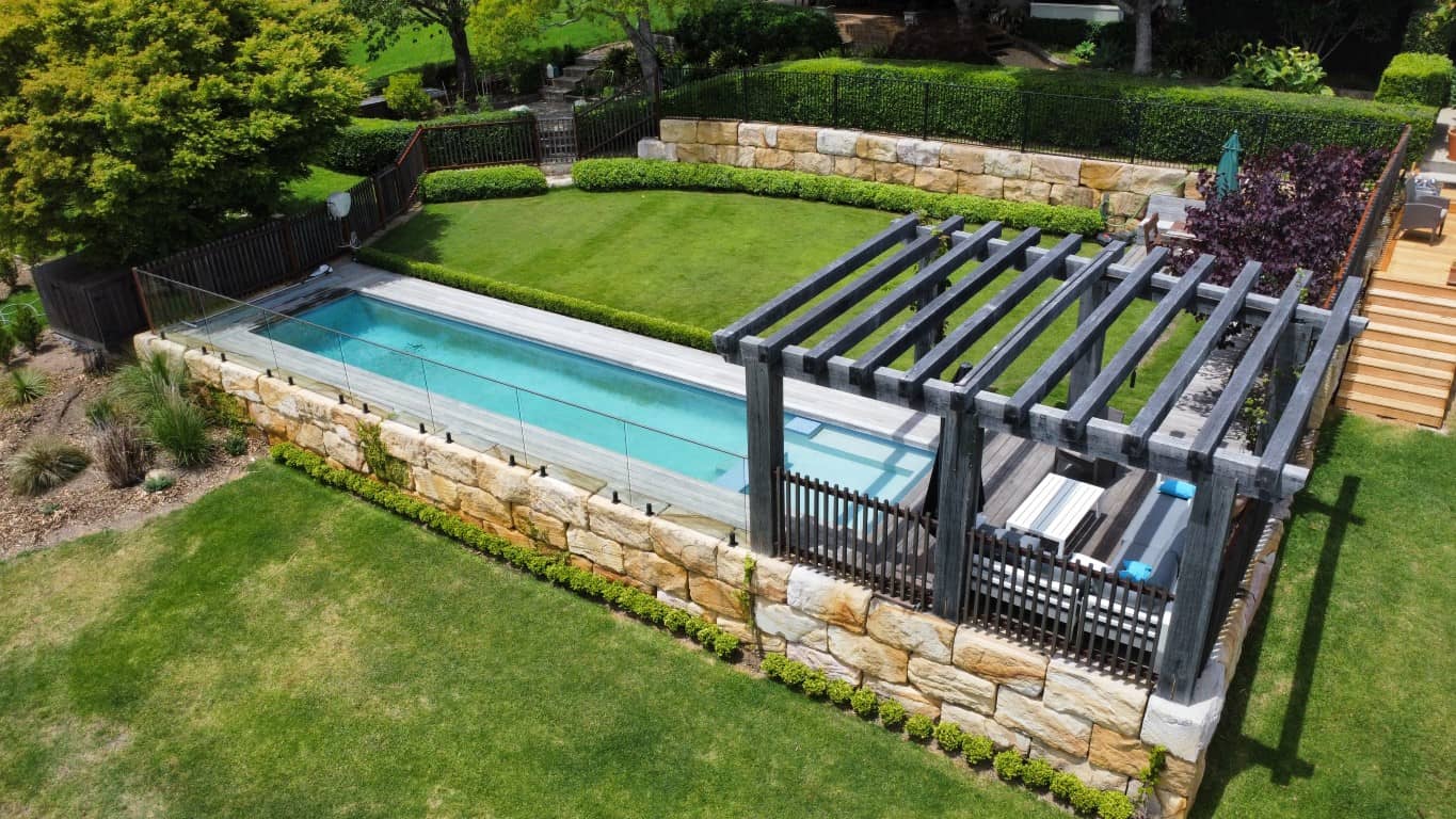 Elevated Living: Custom Pool with Scenic Views in Woodhill | Tropical ...