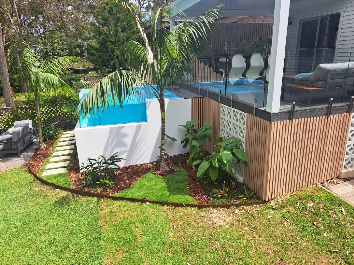 Elevated Infinity-Edge Pool in Wyongah 1