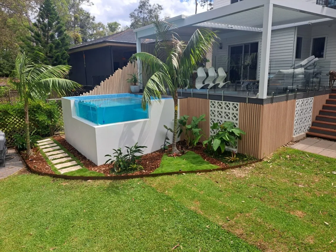 Elevated Infinity-Edge Pool in Wyongah | Tropical Pools of Australia