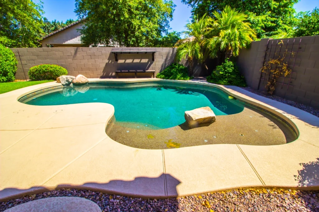 Stylish Concrete Pool