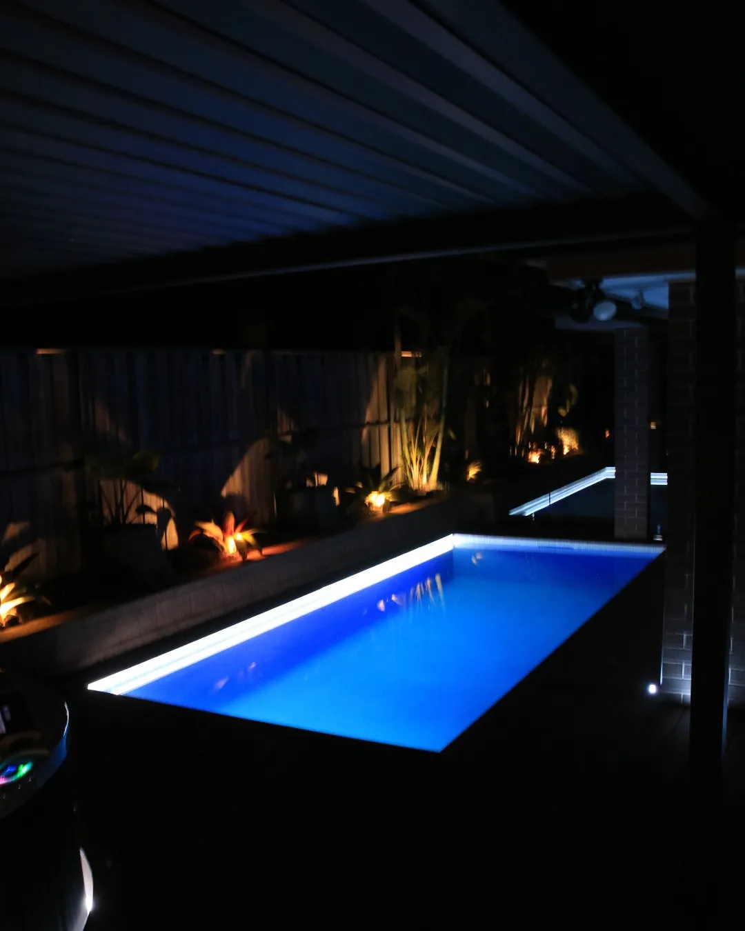 Glowing Concrete Pool in Elizabeth Hills 2
