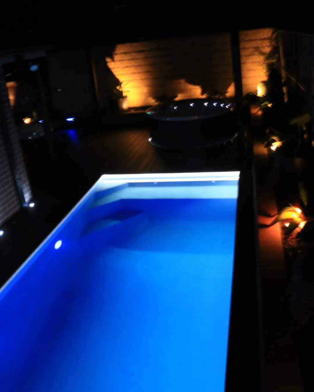 Glowing Concrete Pool in Elizabeth Hills 3