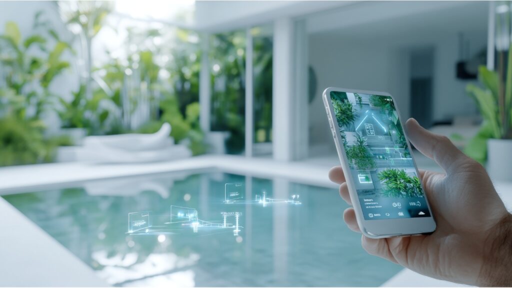 Smart pool tech for pool automation systems