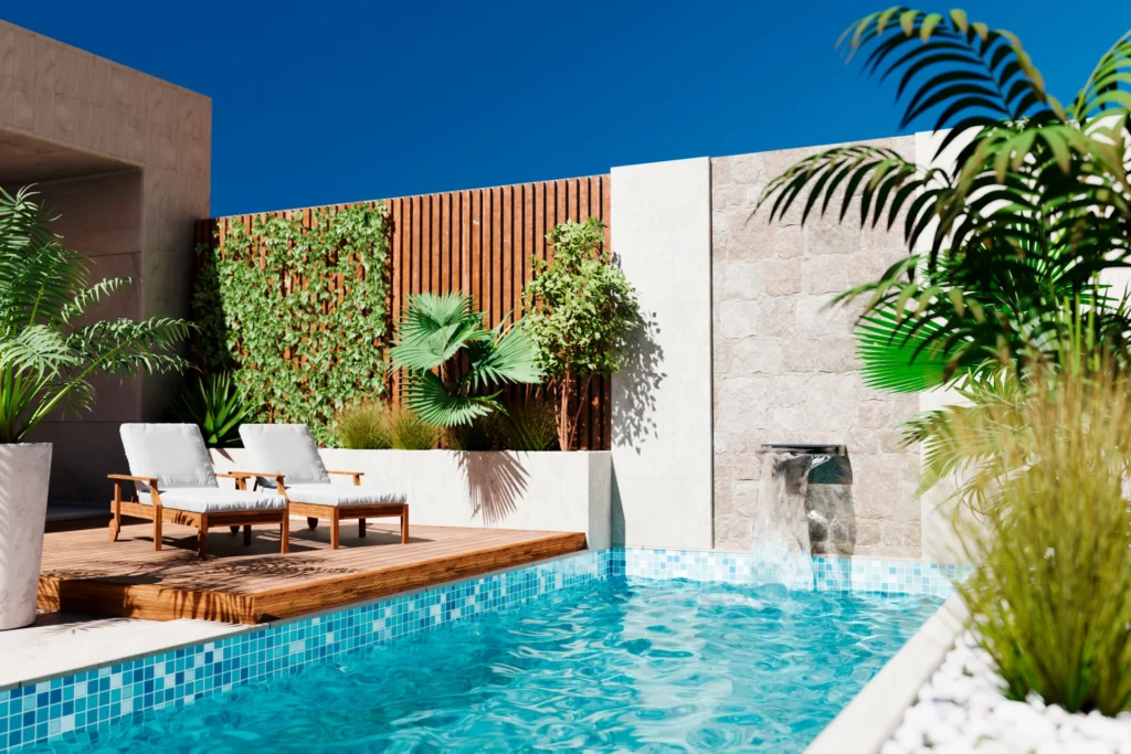 home lap pool installation